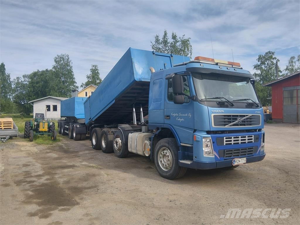 Volvo FM12 8x2 + Jyki V31-SA Damperli kamyonlar