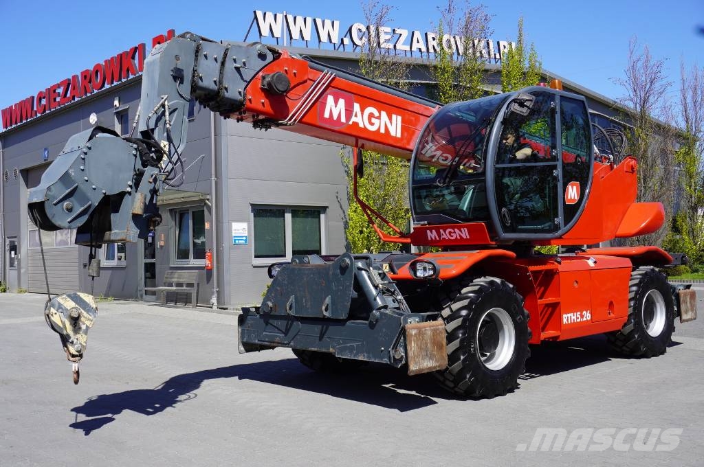 Magni RTH 5.26 telescopic loader / Range 26 m / cap 5 t Teleskopiskie manipulatori