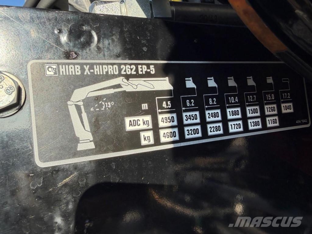 Volvo FM 420 8X4 TRIDEM Haak + Kraan HIAB 262 EP-5 + 2 M Camion ampliroll