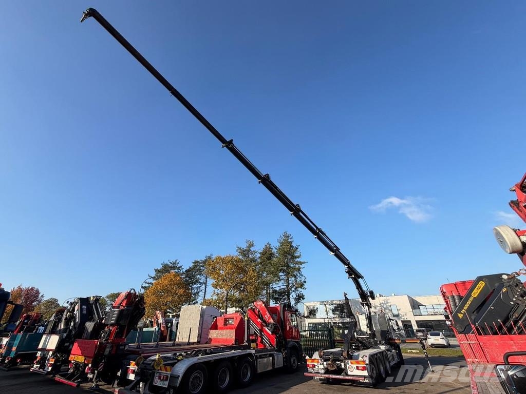 Volvo FM 420 8X4 TRIDEM Haak + Kraan HIAB 262 EP-5 + 2 M Camion ampliroll