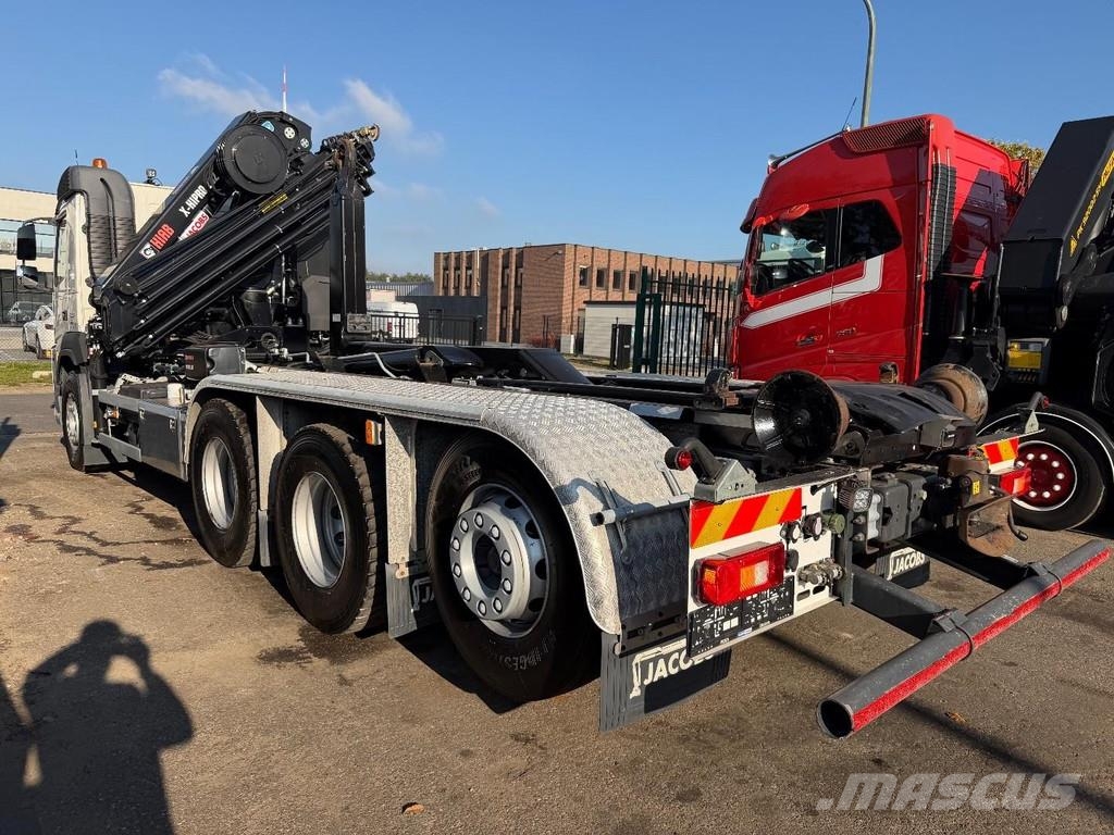 Volvo FM 420 8X4 TRIDEM Haak + Kraan HIAB 262 EP-5 + 2 M Camion ampliroll