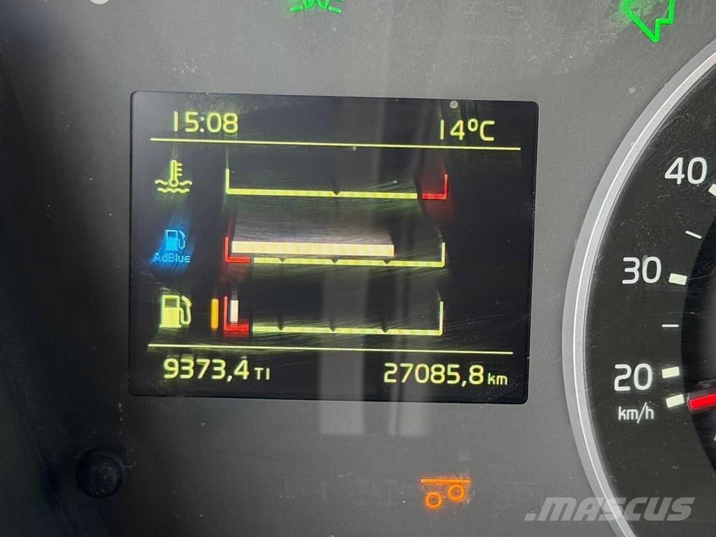 Volvo FM 420 8X4 TRIDEM Haak + Kraan HIAB 262 EP-5 + 2 M Camion ampliroll