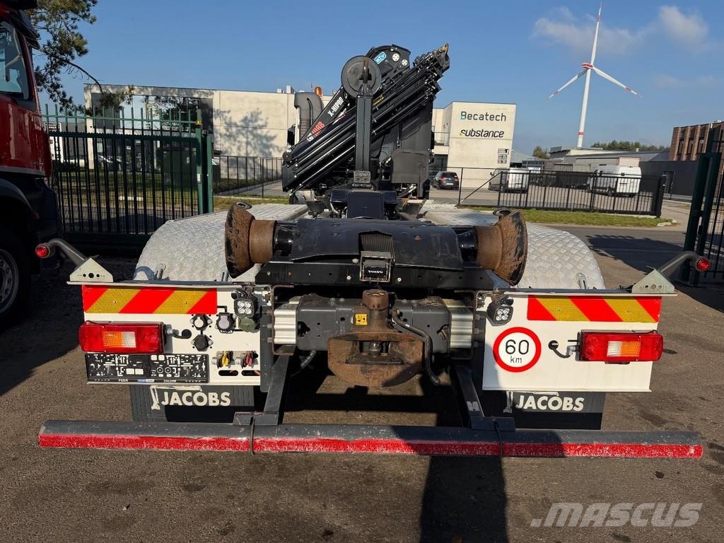 Volvo FM 420 8X4 TRIDEM Haak + Kraan HIAB 262 EP-5 + 2 M Camion ampliroll