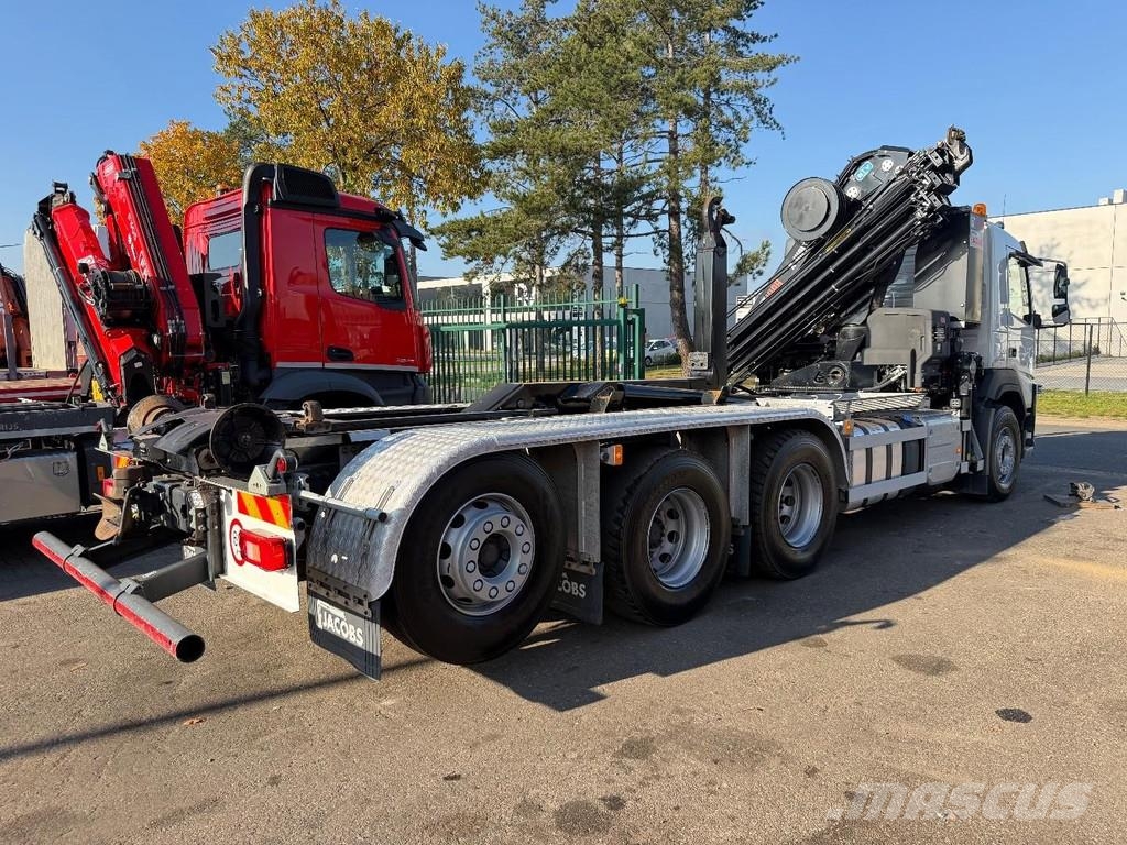Volvo FM 420 8X4 TRIDEM Haak + Kraan HIAB 262 EP-5 + 2 M Camion ampliroll