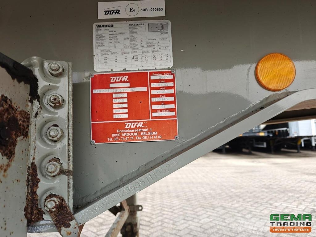 OVA 39OK95 3-Axles BPW - Lift Axle - Tipper 48m³ - Alu Semirremolques de volteo