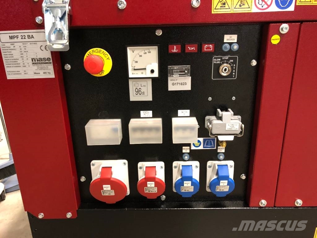 Mase Yanmar MPF 22 dieselaggregaatti STAGE 5 Diiselgeneraatorid
