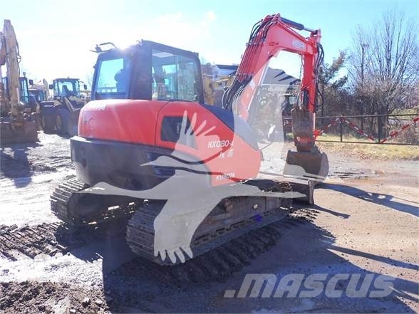 Kubota KX080-4 Roomikekskavaatorid