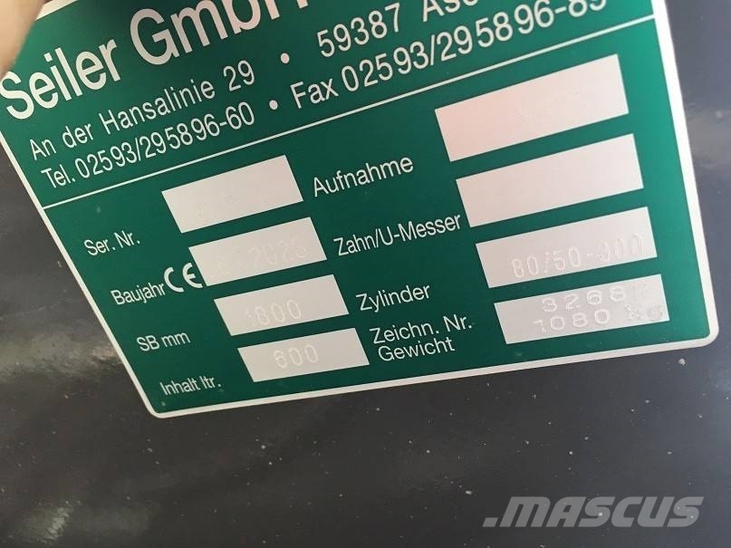 Seiler (99002400) 1.80 m GLV / ditch cleaning bucket MS 2 Otros componentes