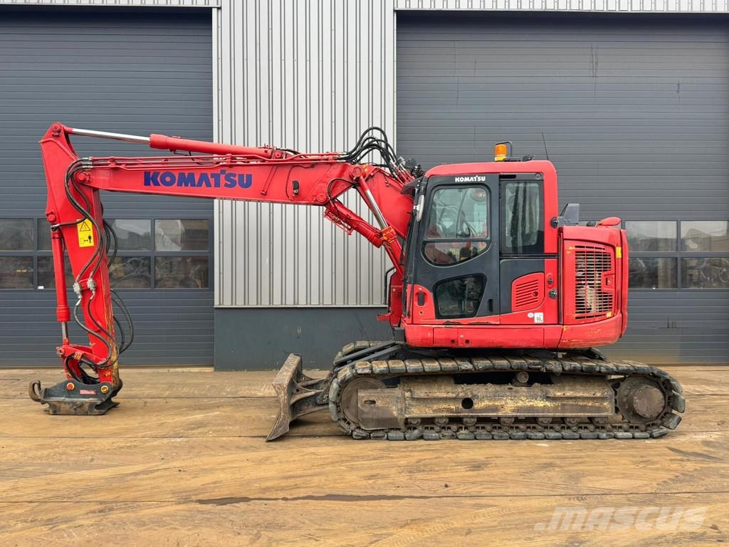 Komatsu PC138US - Tripple boom + blade حفارات زحافة