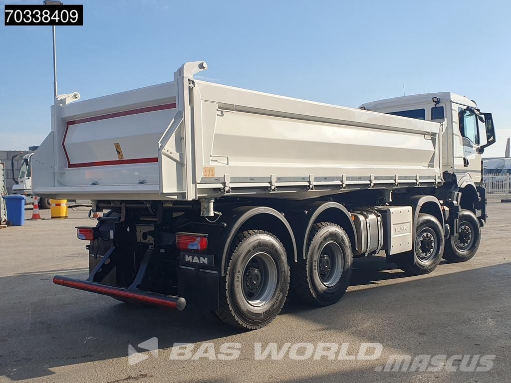 MAN TGS 35.480 8X8 NEW 8x8! 13m3 3-way tipper Steel su شاحنات قلابة