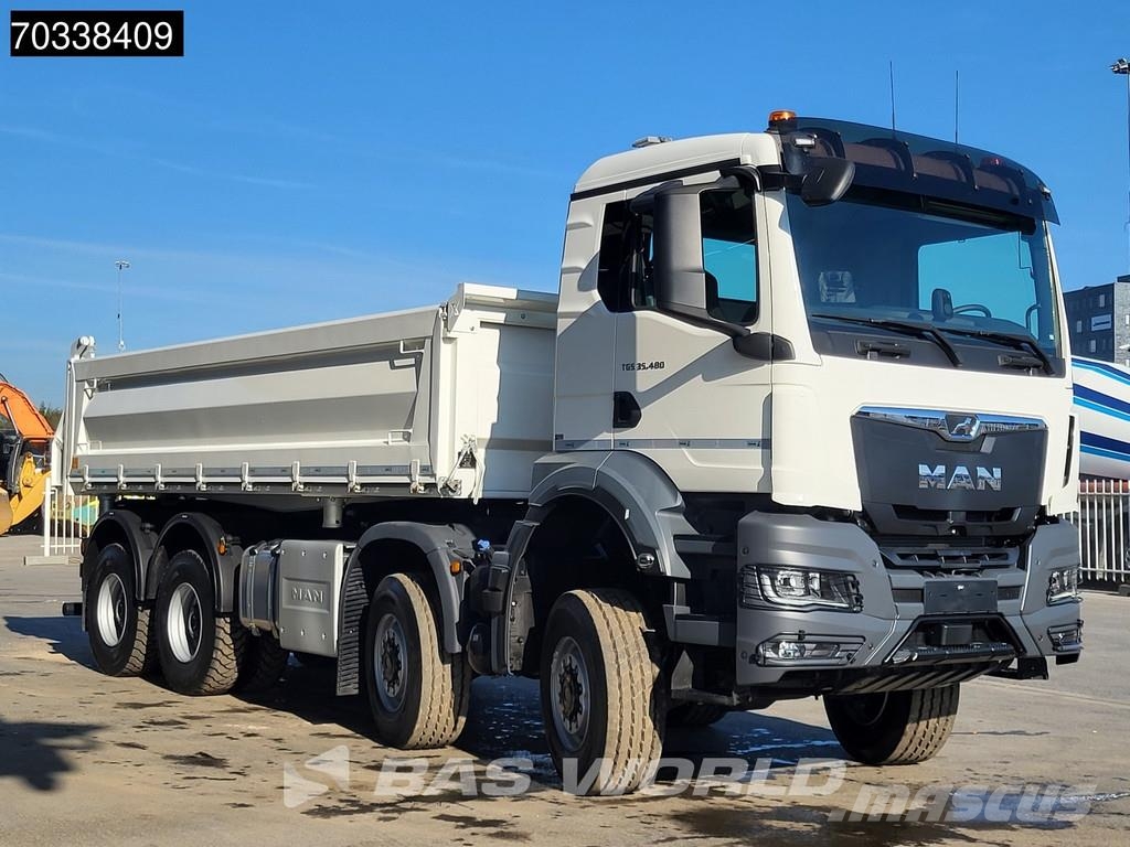 MAN TGS 35.480 8X8 NEW 8x8! 13m3 3-way tipper Steel su Bañeras basculantes usadas