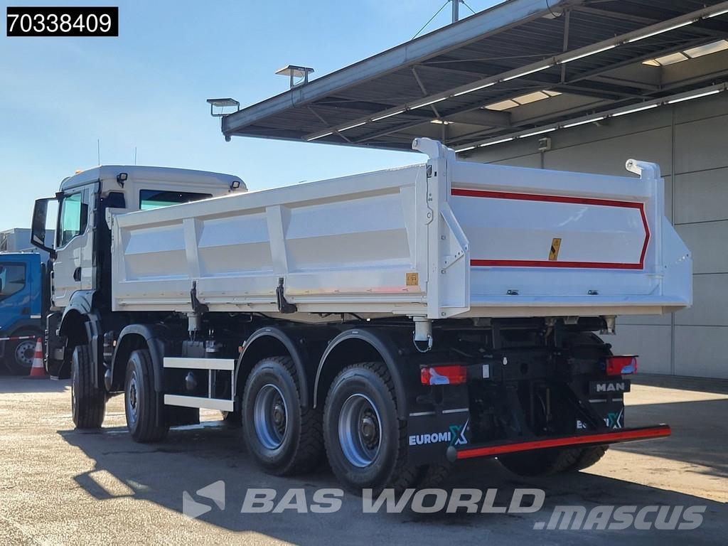MAN TGS 35.480 8X8 NEW 8x8! 13m3 3-way tipper Steel su Tippbil