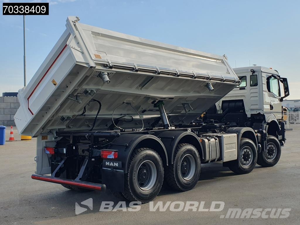 MAN TGS 35.480 8X8 NEW 8x8! 13m3 3-way tipper Steel su شاحنات قلابة