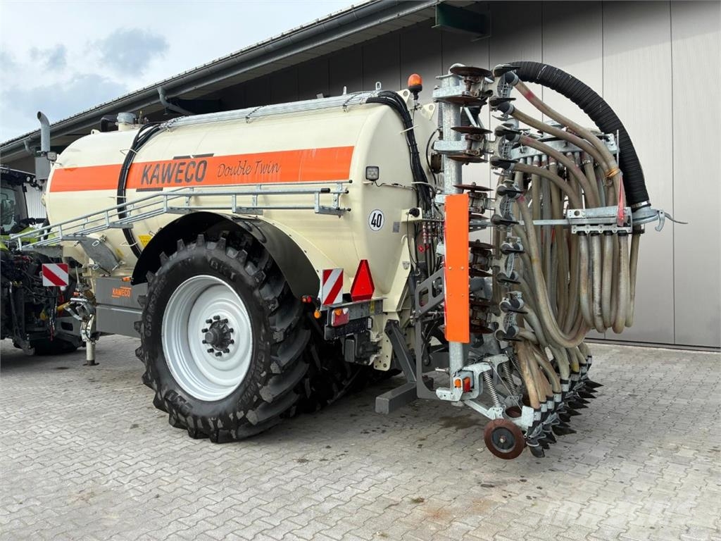 Kaweco DOUBLE TWIN 12 VC معدات توزيع السماد العضوي