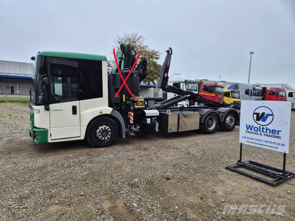 Mercedes Econic 2630 6x2/Hooklift/Generator Rol kiper kamioni sa kukom za podizanje tereta