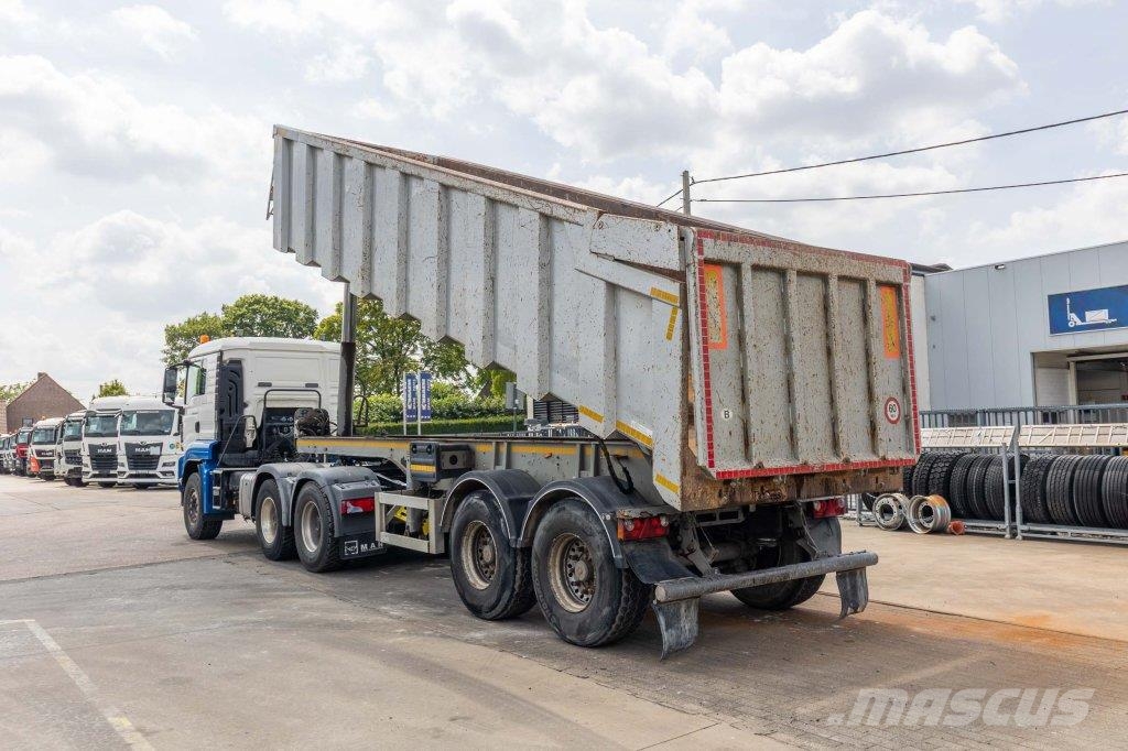 MOL KS85/20T/37ST -HARDOX - HYDR. DEUR Semirremolques de volteo