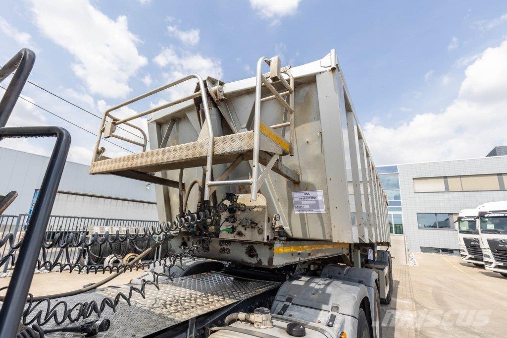 MOL KS85/20T/37ST -HARDOX - HYDR. DEUR Semirremolques de volteo