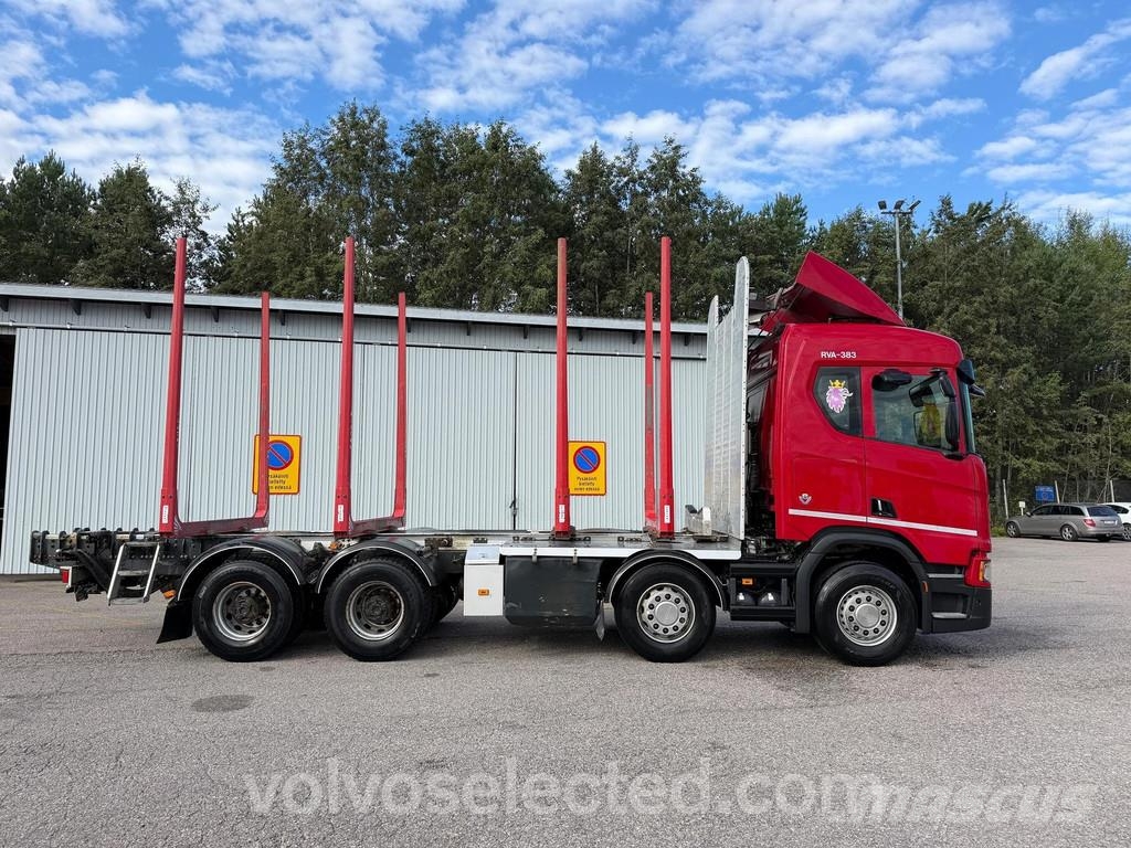 Scania R-serie 770 Euro 6 8x4 rautajousinen puuauto 2023 Puuautot