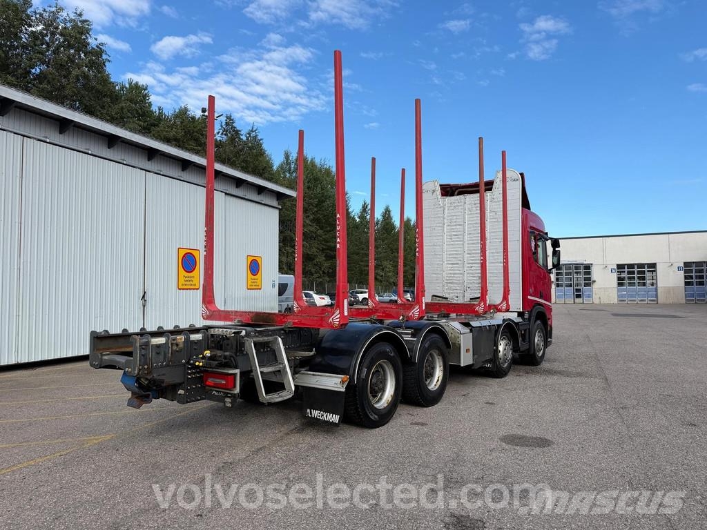Scania R-serie 770 Euro 6 8x4 rautajousinen puuauto 2023 Puuautot