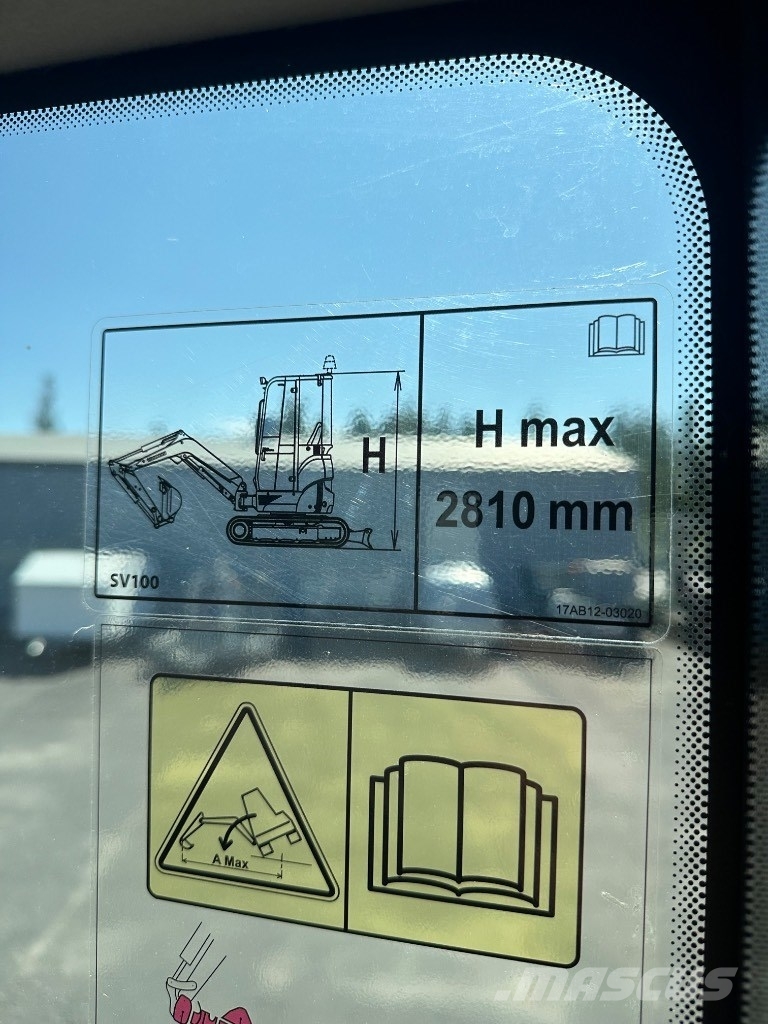 Yanmar SV 100-2 Väikeekskavaatorid 7t-12t