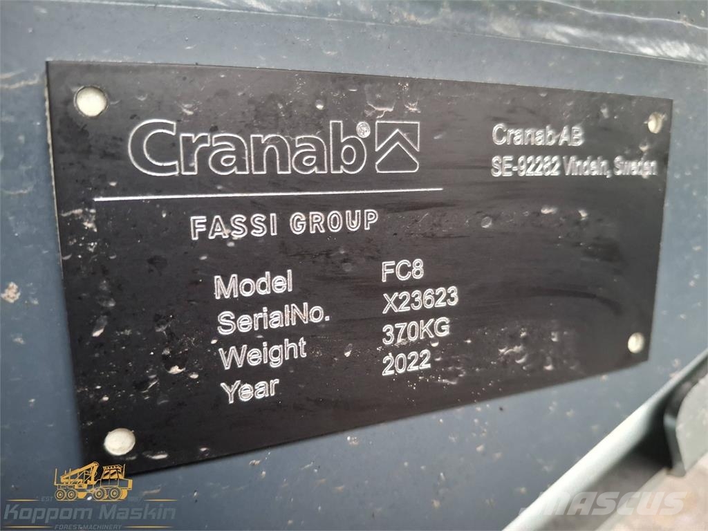 Cranab Fc 8 Used/Beg Forwarder cranes