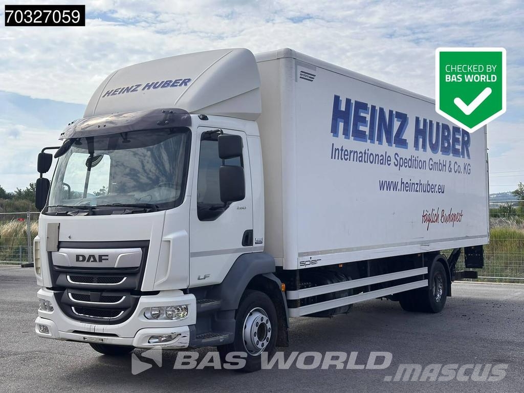 DAF LF 260 LF 4X2 16t Automatic Gearbox 1500kg Ladebor شاحنات ذات هيكل صندوقي