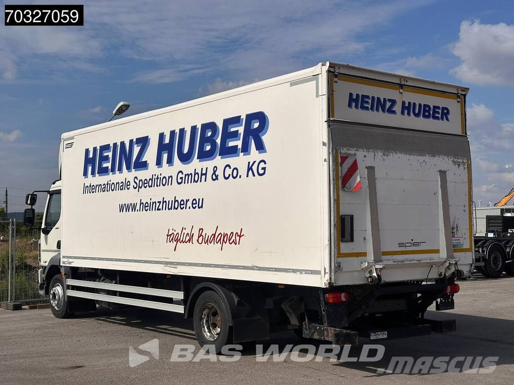 DAF LF 260 LF 4X2 16t Automatic Gearbox 1500kg Ladebor شاحنات ذات هيكل صندوقي