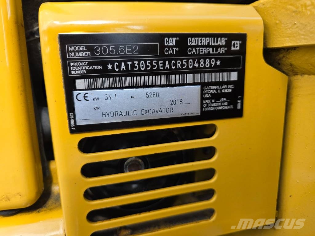 CAT 305.5 E CR Mini ekskavatori < 7 t