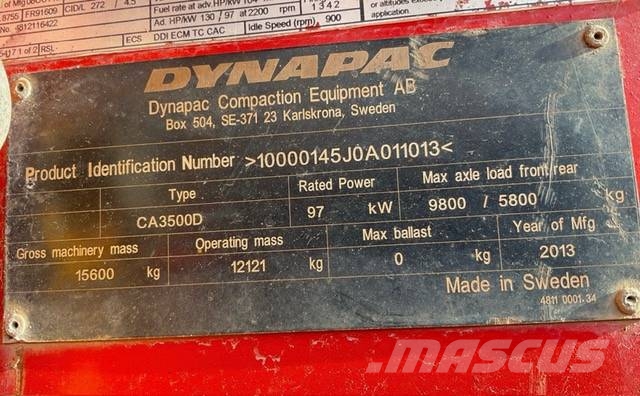 Dynapac CA 3500 D Walzenzüge