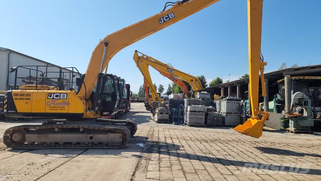 JCB JS 220 LC Long 16,5m Excavadoras sobre orugas