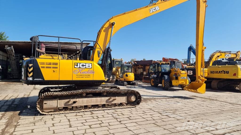JCB JS 220 LC Long 16,5m Excavadoras sobre orugas