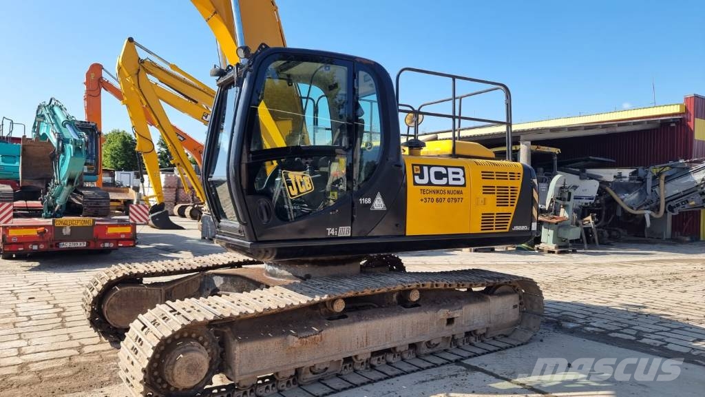 JCB JS 220 LC Long 16,5m Excavadoras sobre orugas