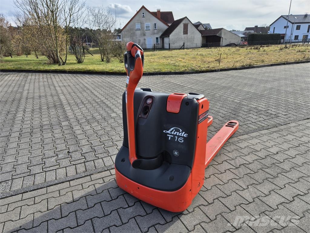 Linde T16 1700mm / Batterie NEU Käyden ajettavat pinoamistrukit