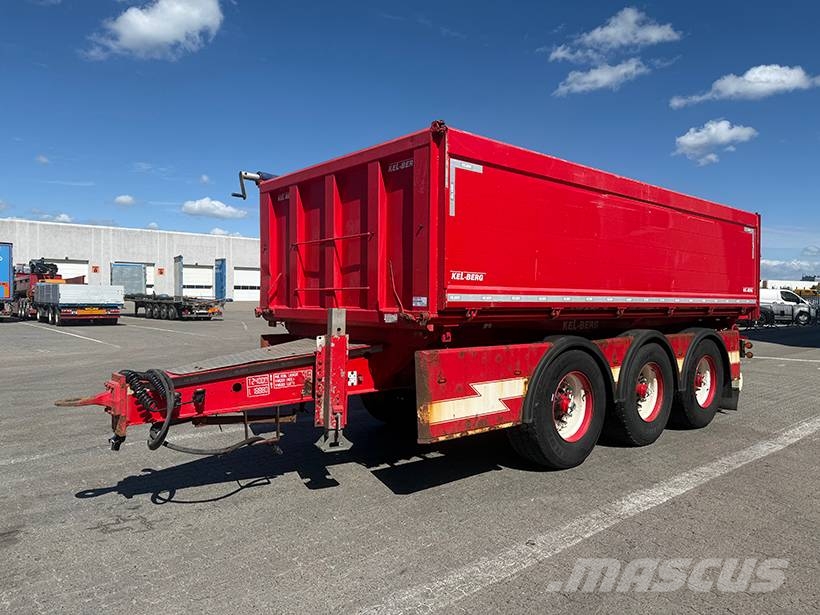 Kel-Berg 3 axle Tipper / Alukastenmulde Kipper Kippladerauflieger