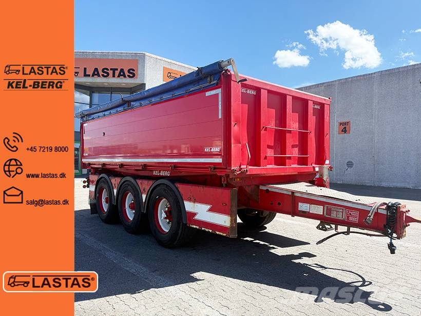 Kel-Berg 3 axle Tipper / Alukastenmulde Kipper Kippladerauflieger