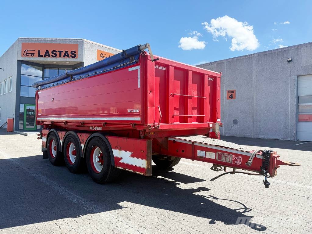 Kel-Berg 3 axle Tipper / Alukastenmulde Kipper Kippladerauflieger