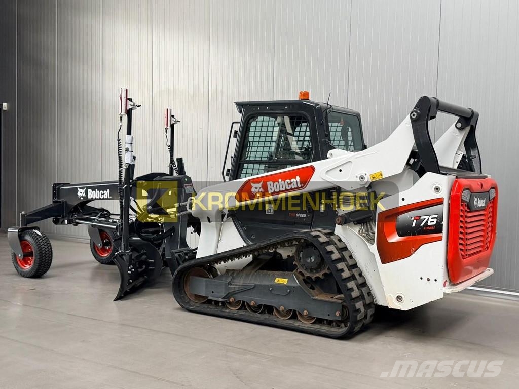 Bobcat T 76 + Laser Grader 244 cm Krautuvai su šoniniu pasukimu