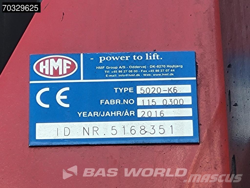 Volvo FH 540 6X2 HMF 5020-K6 Crane Kran + JIB 6+5 Extens Τράκτορες