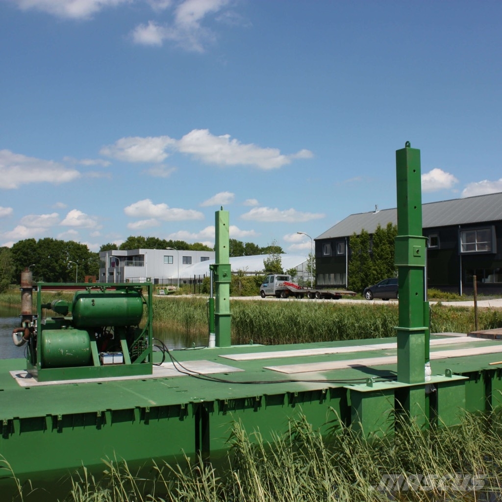 Knoop Rental Koppelpontons, modular pontoons, modu Delovni čolni/barže