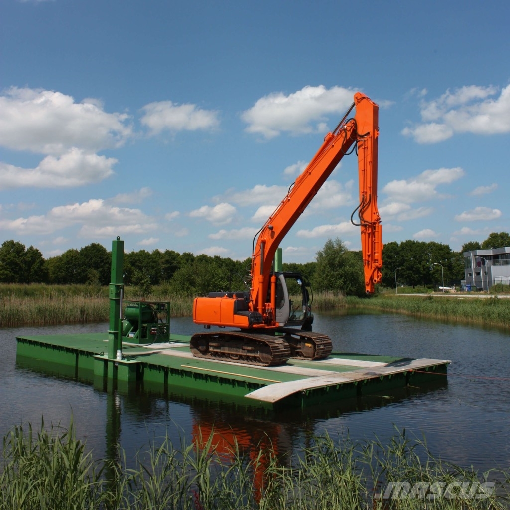 Knoop Rental Koppelpontons, modular pontoons, modu Delovni čolni/barže