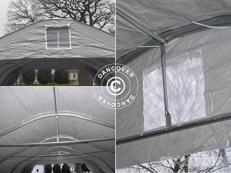 Dancover Portable Double Garage 5,4x6x2,9m PVC Lagertelt Groundcare - Others