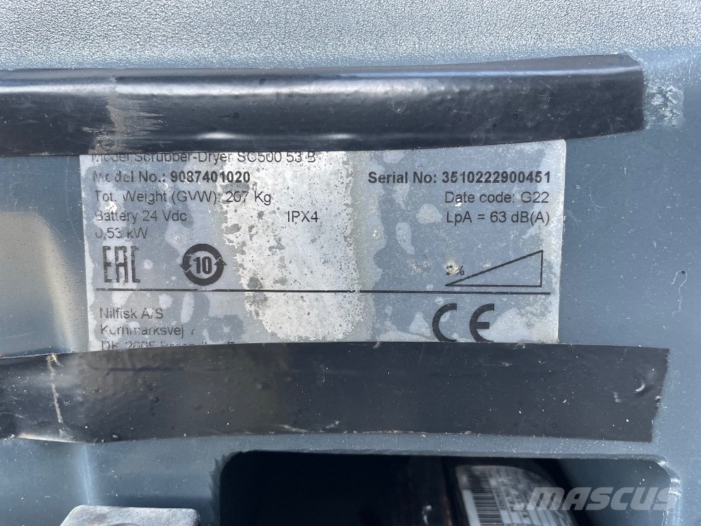 Nilfisk SC 500 كناسات