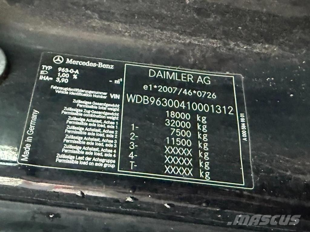 Mercedes-Benz Actros 1830 4X2 EURO 6 - BOX 7,30 METER + ZEPRO LO Camiones de caja de lona