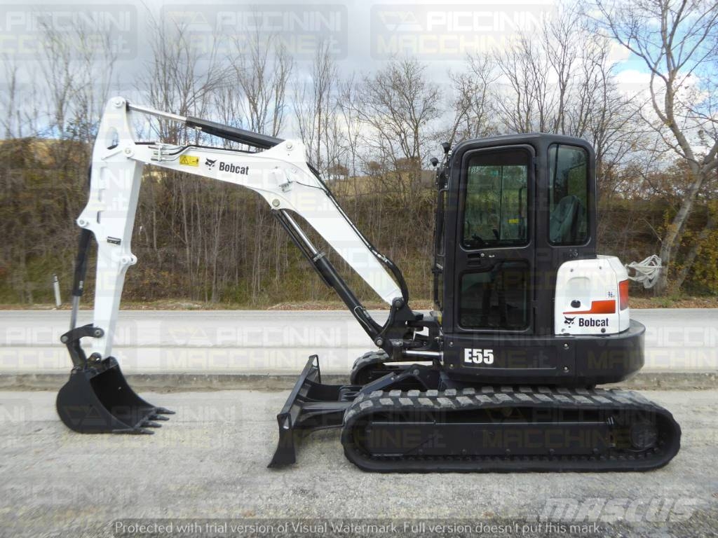 Bobcat E55 Mini excavators < 7t (Mini diggers)