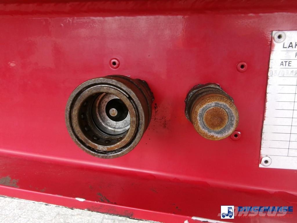  Lakeland Fuel tank alu 42.8 m3 / 6 comp + pump Semirremolques cisterna