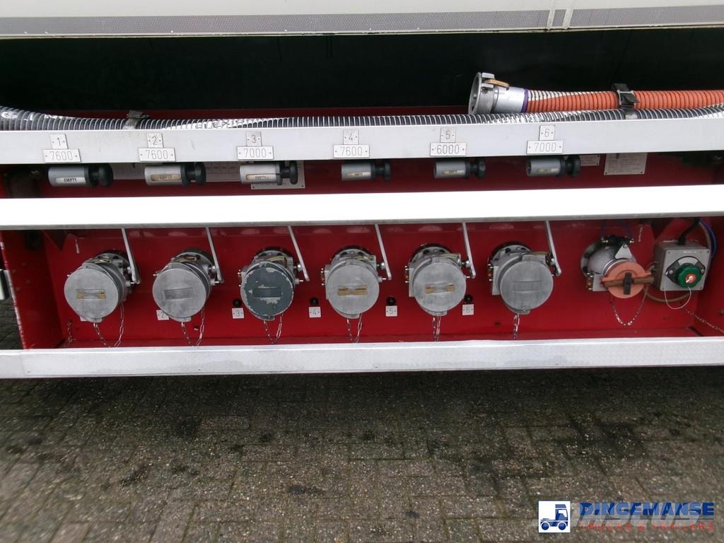  Lakeland Fuel tank alu 42.8 m3 / 6 comp + pump Semirremolques cisterna