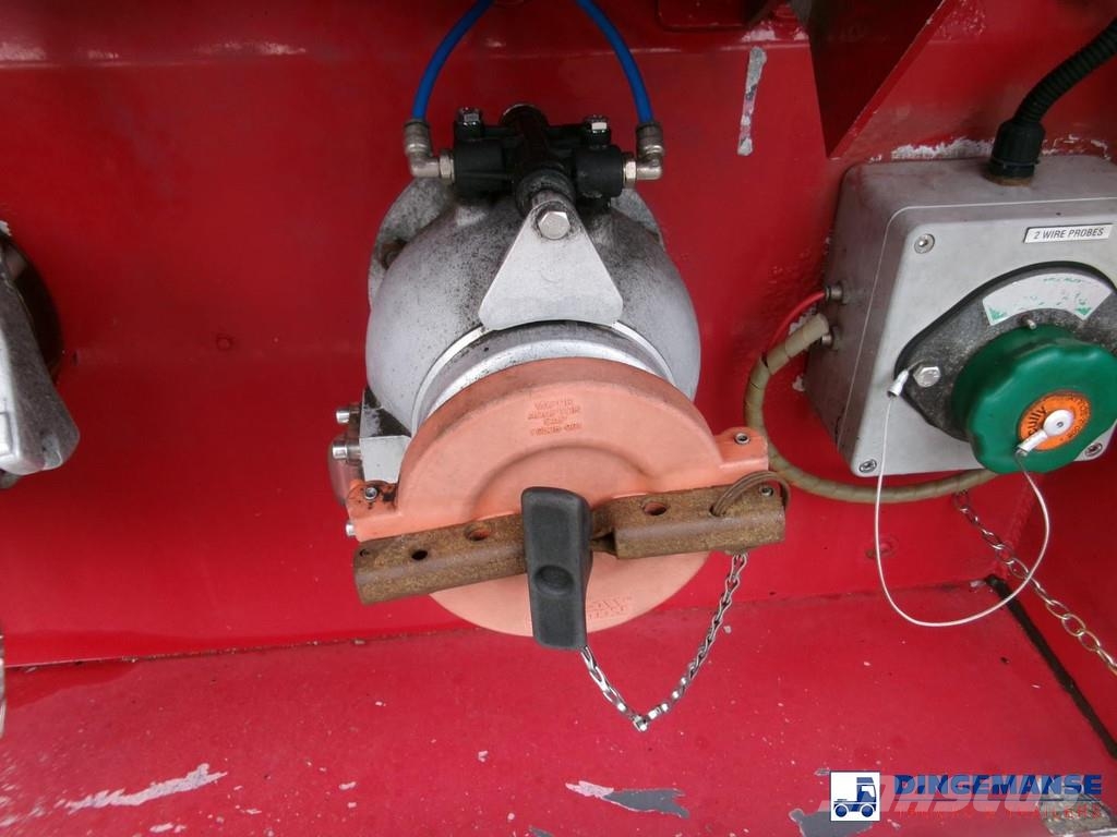  Lakeland Fuel tank alu 42.8 m3 / 6 comp + pump Semirremolques cisterna