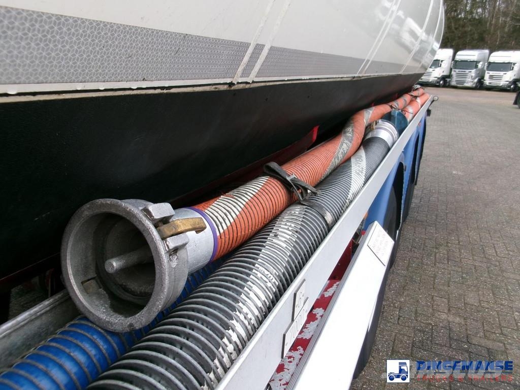  Lakeland Fuel tank alu 42.8 m3 / 6 comp + pump Semirremolques cisterna