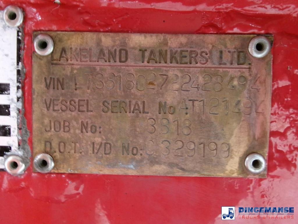  Lakeland Fuel tank alu 42.8 m3 / 6 comp + pump Semirremolques cisterna