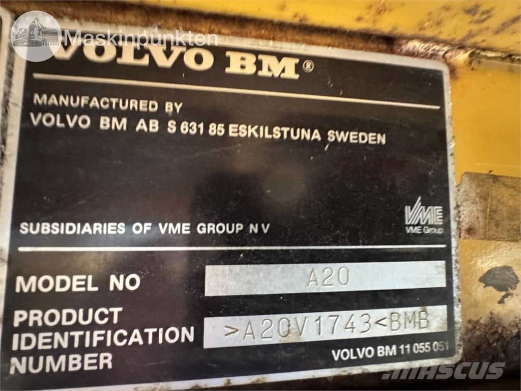 Volvo A20 6X4 Karjeriniai savivarčiai